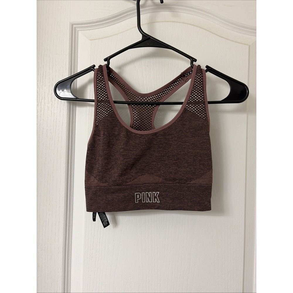 PINK Victoria' Secret Seamless Sports Bra Size S Activewear Gym Yoga Workout